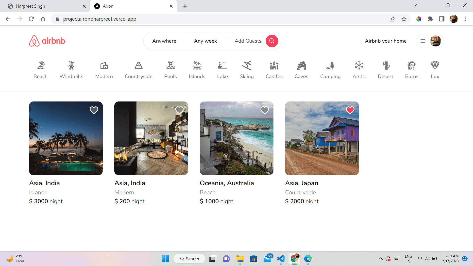 Airbnb Clone