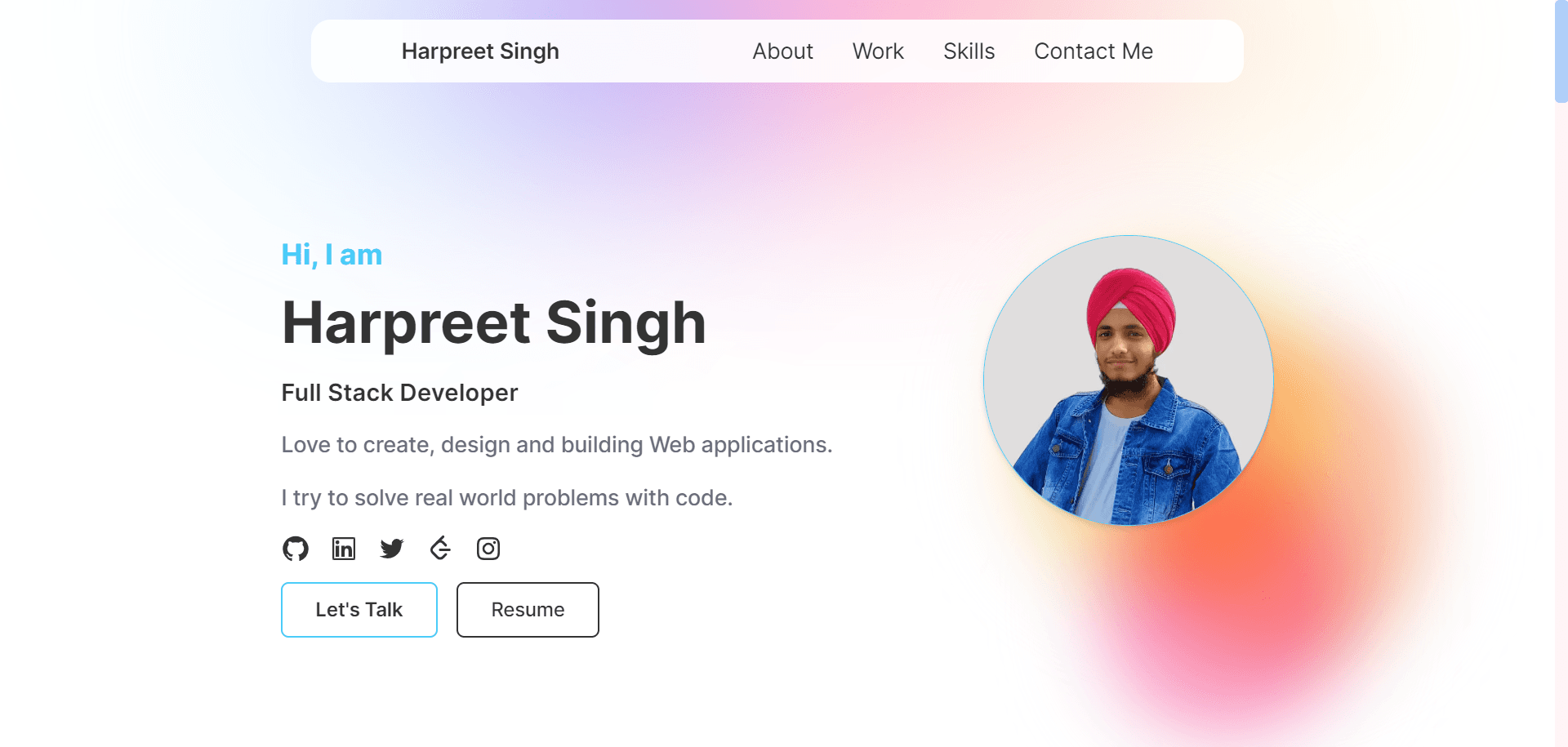 Portfolio Web App